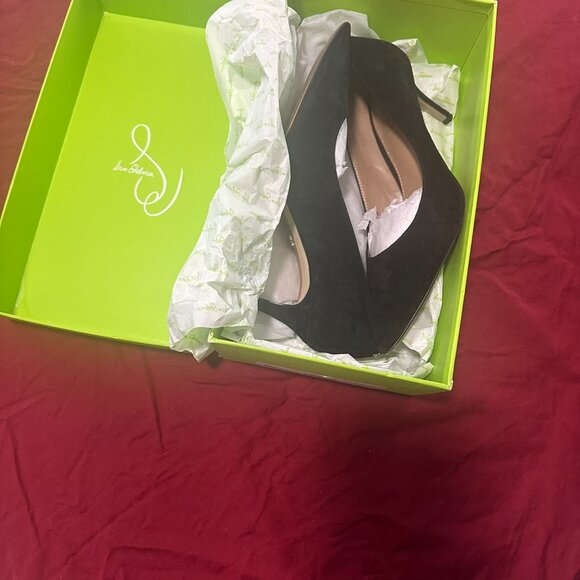 Sam Edelman Jordyn Pumps, Black Suede, Women's 7.5 M - Picture 2 of 7